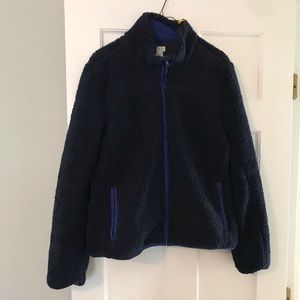 J crew fleece jacket